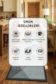 Siyah Yıkanabilir Mutfak Halısı thumbnail 2