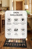 Siyah Yıkanabilir Mutfak Halısı thumbnail 2