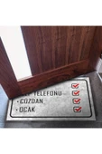 Dekoratif Kapı Önü Paspası - Kaymaz Taban (95) thumbnail 6