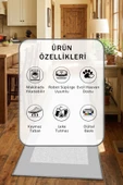 Gri Yıkanabilir Mutfak Halısı thumbnail 2