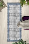Çağlar Mavi Yıkanabilir Yolluk thumbnail 3