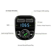 Carx8 Bluetooth Araç Kiti Fm Transmitter thumbnail 1