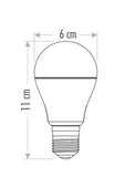 CATA CT 4259 12W Sensörlü Led Ampul 6400K Beyaz Işık thumbnail 2