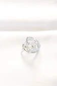 Yıldız Model Silver Renk Ayarlanabilir Yüzük thumbnail 3