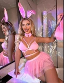 Pembe Tütü Etekli Tavşan Kostümü thumbnail 1