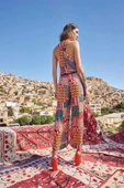 Etnik Desenli Saten Tulum thumbnail 2