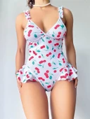 Vişne Desenli Body thumbnail 6