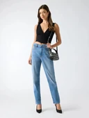 Newy Kadın Mom Fit Jean thumbnail 1