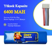 Ecovacs N20 Pro Plus Robot Süpürge 6400 mAh Batarya thumbnail 1