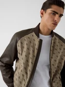 Guess Mono Erkek Bomber Ceket thumbnail 4