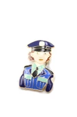 Polis Broş - Mavi thumbnail 1