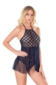 Lacivert Bodysuit Gecelik thumbnail 1
