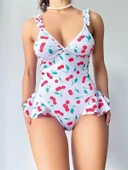 Vişne Desenli Body thumbnail 6