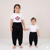 Bora Çocuk Hobi Şalvar Bebe Şalvarı Siyah thumbnail 2