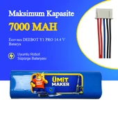 Ecovacs DEEBOT Y1 PRO 7000 mAh Batarya thumbnail 1