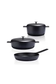 CooknKeep Siyah İnci Tencere 3'Lü Set 2 thumbnail 1