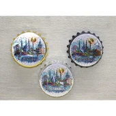 İstanbul Temalı Metal Magnet thumbnail 1