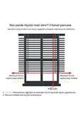 Çift Mekanizmalı Tül Ve Stor Perde Düz - Model 8 thumbnail 4