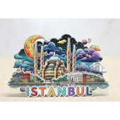 Ahşap İstanbul Temalı Magnet thumbnail 1