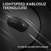 LOGITECH G PRO X SUPERLIGHT 2C KOMPAKT KABLOSUZ GAMING MOUSE-SİYAH thumbnail 5