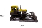 Dekoratif Metal Buldozer Biblo thumbnail 1