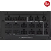 ASUS PRO WS 2200P 2200W 80+ Platinum Full Modüler PSU thumbnail 4