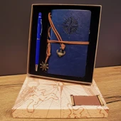 Pusula Defter Ve Tükenmez Kalem Set thumbnail 1
