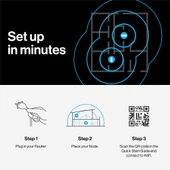 Linksys AX3000 Velop Node 1 Çift Bantlı Mikro 6 Mesh Yönlendirici thumbnail 3