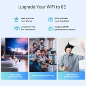 TPLink DECOXE75 WiFi Mesh Sistemi 3'lü Paket thumbnail 4