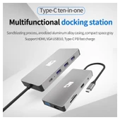 Maxguard RO-101 10'u 1 Arada USB Tip-C Hub thumbnail 1
