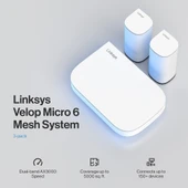 Linksys AX3000 Velop Node 2 Çift Bantlı Mikro 6 Mesh Yönlendirici thumbnail 3