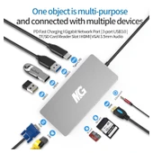 Maxguard RO-101 10'u 1 Arada USB Tip-C Hub thumbnail 3