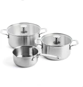 KitchenAid Çelik 20 + 24 cm Tencere & 16 cm Sosluk thumbnail 1