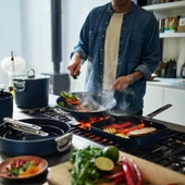 Joseph Joseph Space 32 cm Wok Tava thumbnail 4