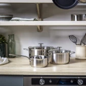 KitchenAid Çelik 20 + 24 cm Tencere & 16 cm Sosluk thumbnail 2