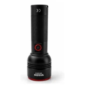 Ws-5572 20watt 2000 Lümen Uzun Menzilli Usb Type-c Şarjlı El Feneri thumbnail 3