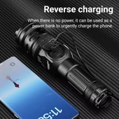 Ws-6868 25watt 2500 Lümen Usb Type-c Şarjlı El Feneri thumbnail 2