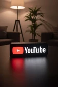 Youtube Logolu Dekoratif Aydınlatma thumbnail 3