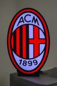 AC Milan Tasarımlı Gece Lambası thumbnail 2