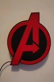 Avengers Tasarımlı Gece Lambası thumbnail 2