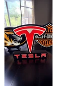Tesla Dekoratif Aydınlatma LED Gece Lambası thumbnail 2