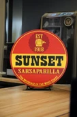 Sunset Sarsparilla Tasarımlı Gece Lambası thumbnail 2