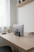 Dikey Laptop Masaüstü Standı Siyan thumbnail 1