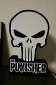 Punisher Tasarımlı Gece Lambası thumbnail 3