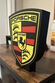 Porsche Logolu Dekoratif LED Işık thumbnail 5