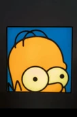 Simpson Tasarımlı Dekoratif Gece Lambası thumbnail 1