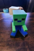 Minecraft Creeper ve Tavuk Tasarımlı Gece Lambası thumbnail 4