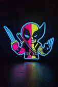 Deadpool ve Wolverine Tasarımlı Gece Lambası thumbnail 4