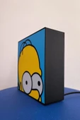 Simpson Tasarımlı Dekoratif Gece Lambası thumbnail 3