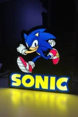 Sonic Tasarımlı Gece Lambası thumbnail 1